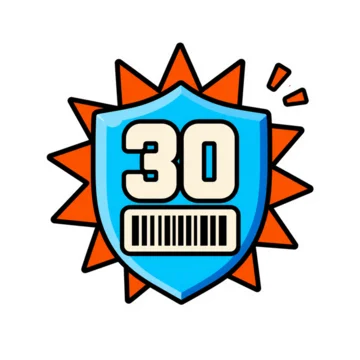 30-Day Shield achievement sticker