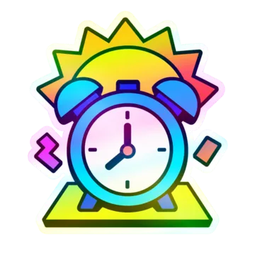 First Alarm holographic achievement sticker